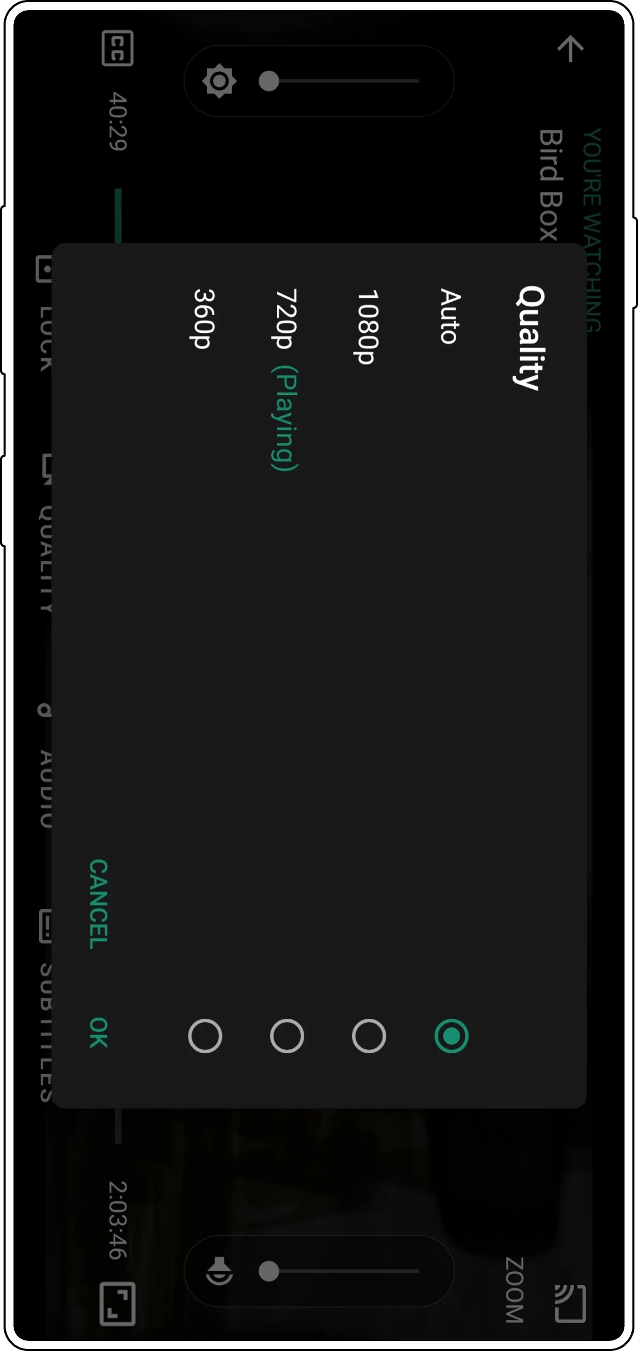 Easycine Android App year and rating filters