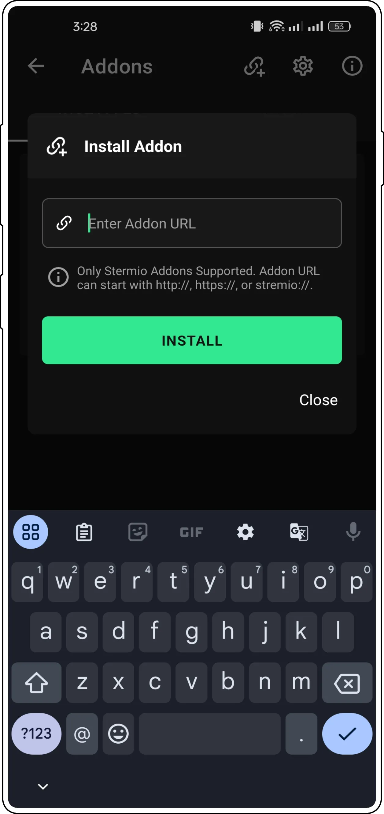 Easycine Android App data usage controls